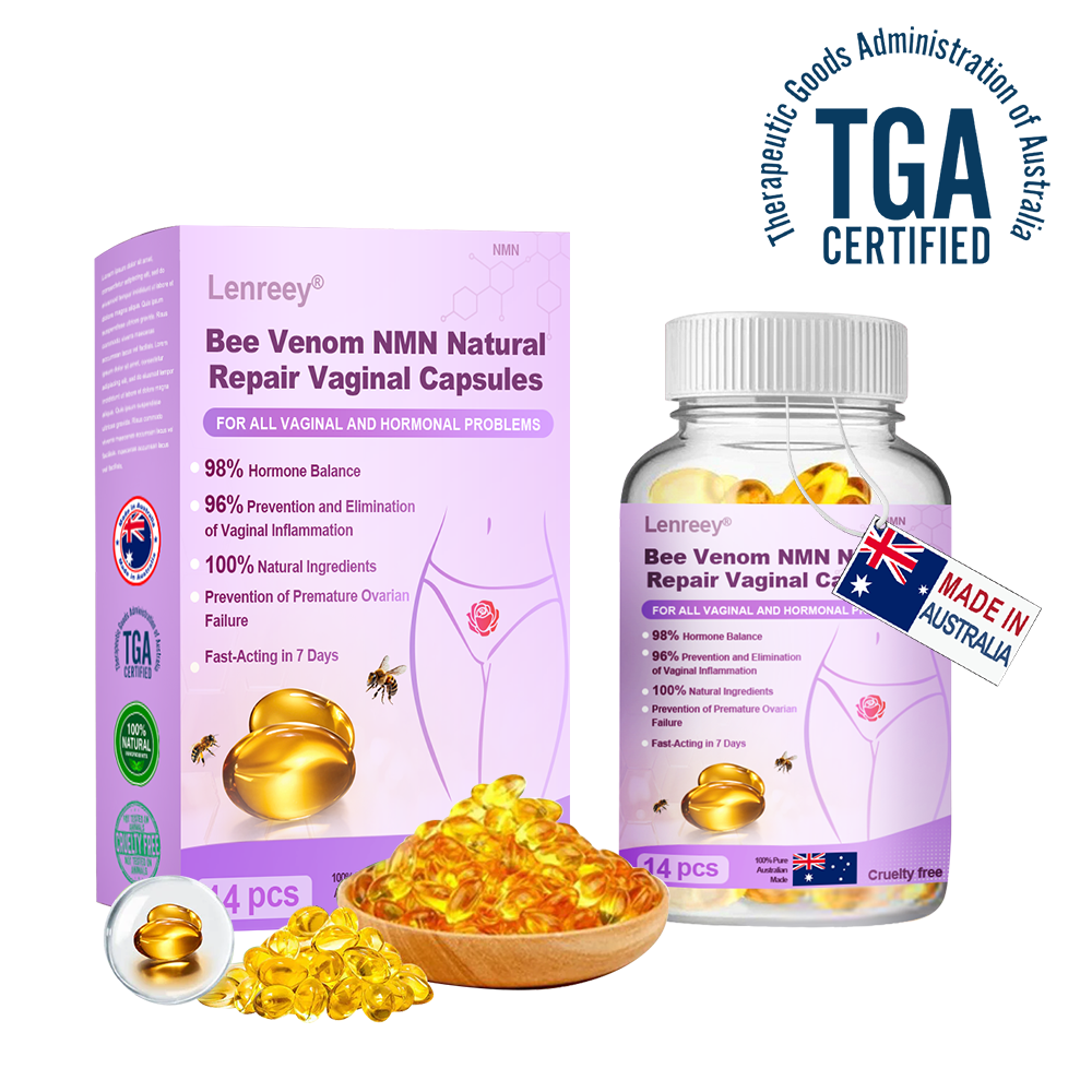 Lenreey® Bee Venom NMN Natural Repair Vaginal Capsules (For all vaginal and hormonal problems) 💖