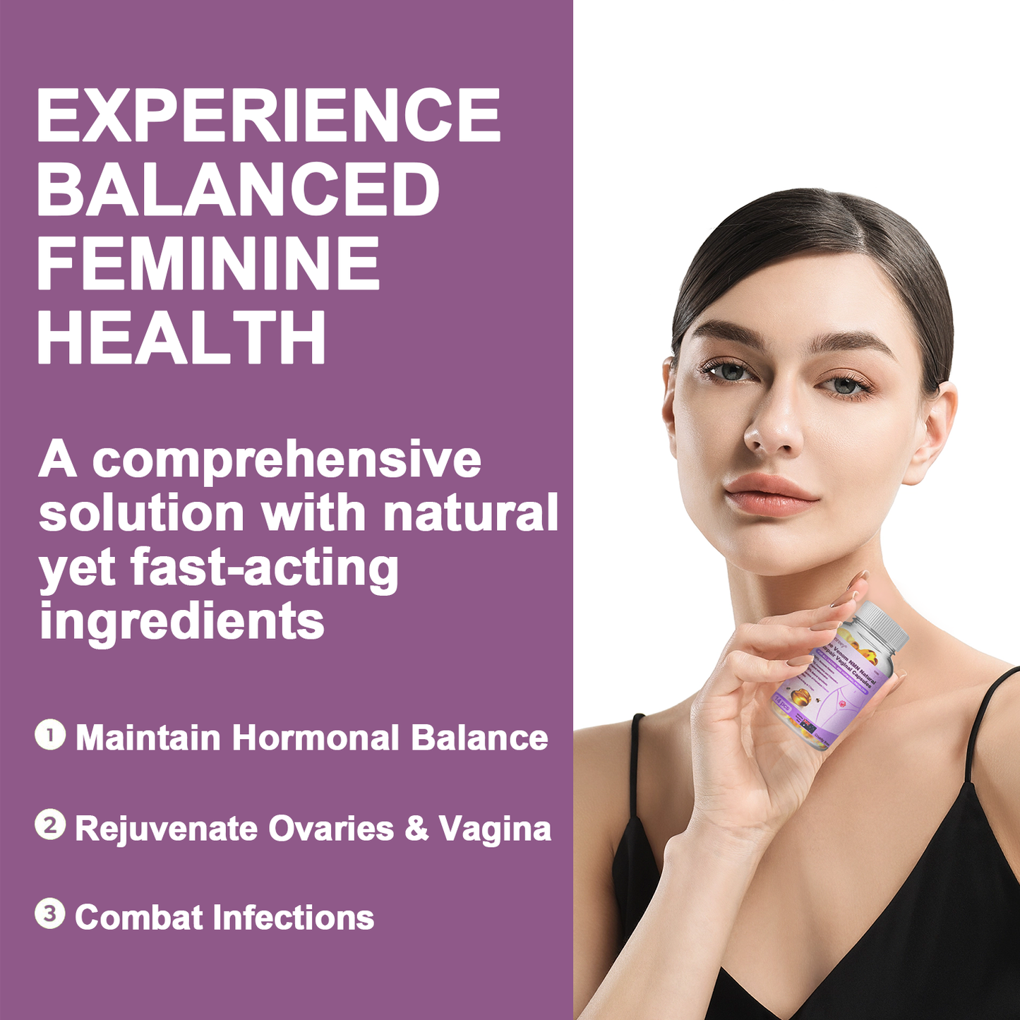 Lenreey® Bee Venom NMN Natural Repair Vaginal Capsules (For all vaginal and hormonal problems) 💖