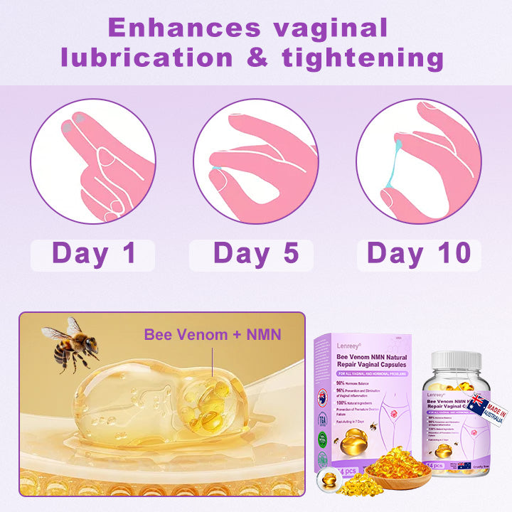 Lenreey® Bee Venom NMN Natural Repair Vaginal Capsules (For all vaginal and hormonal problems) 💖