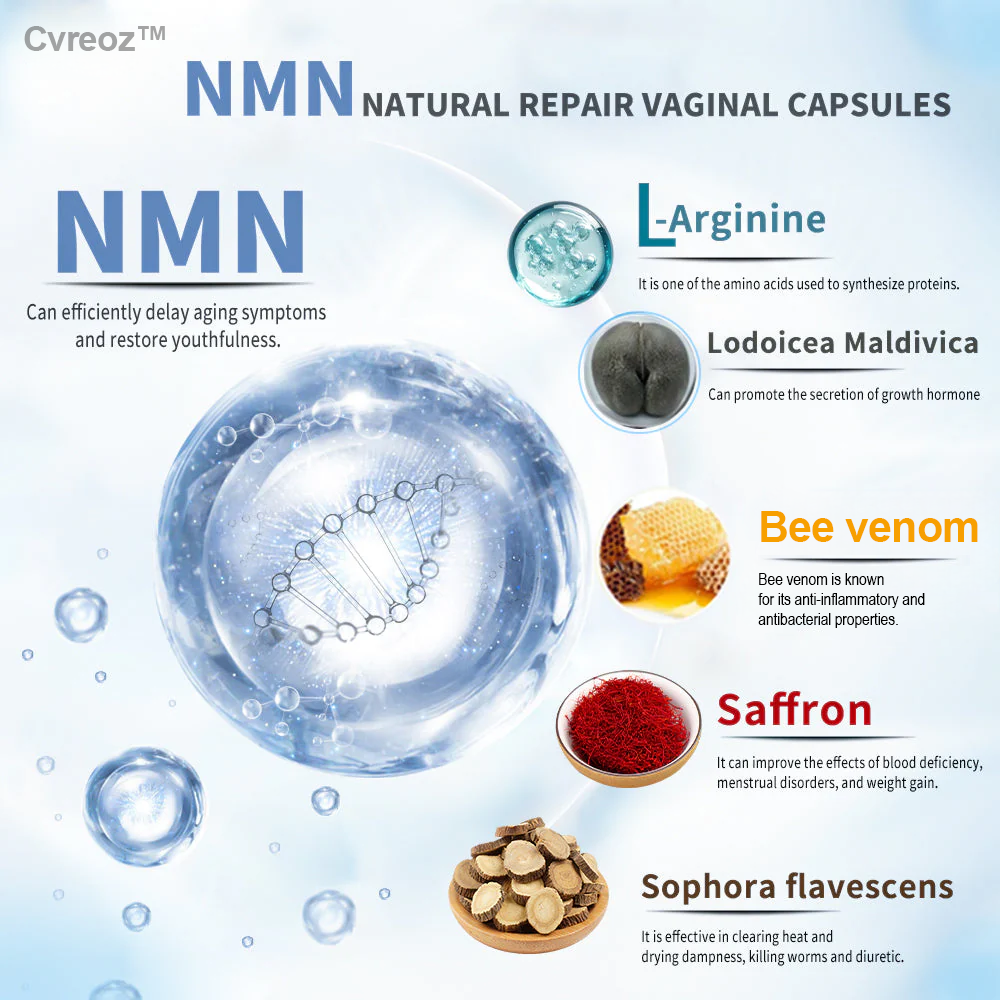 Lenreey® Bee Venom NMN Natural Repair Vaginal Capsules (For all vaginal and hormonal problems) 💖
