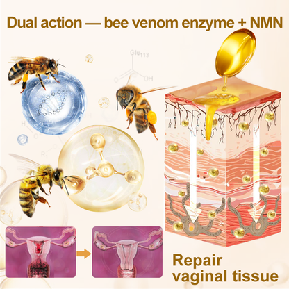 Lenreey® Bee Venom NMN Natural Repair Vaginal Capsules (For all vaginal and hormonal problems) 💖